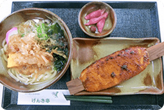 五平餅セット(そば･うどん) 
